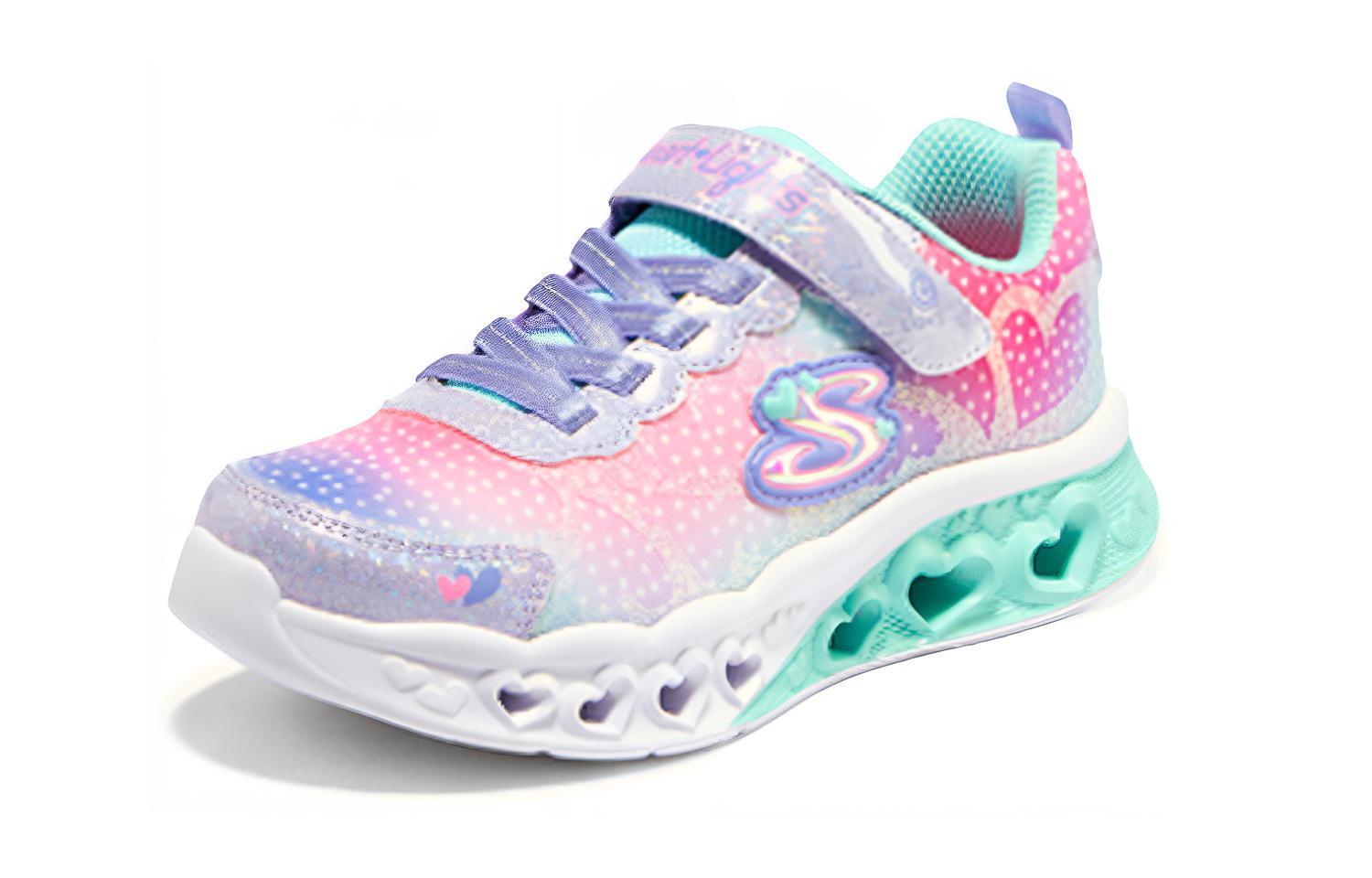 (Youth) Skechers Flutter Heart Lights 'Purple Multi' 圖 3
