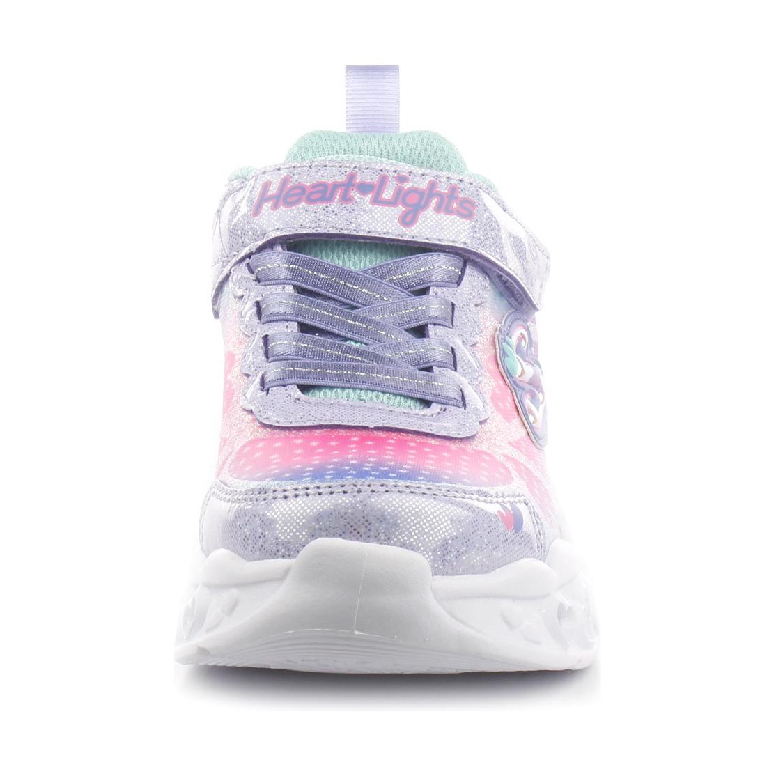 (Youth) Skechers Flutter Heart Lights 'Purple Multi' 圖 4