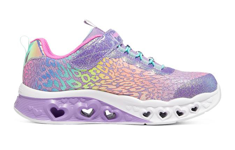 Order (Youth) Skechers Flutter Heart Lights 'Purple Rainbow' 302314L-LVMT