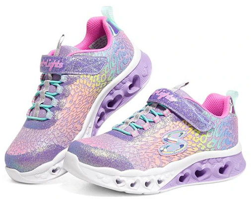 (Youth) Skechers Flutter Heart Lights 'Purple Rainbow' 302314L-LVMT Lookbook (Youth) Skechers Flutter Heart Lights 'Purple Rainbow' 302314L-LVMT