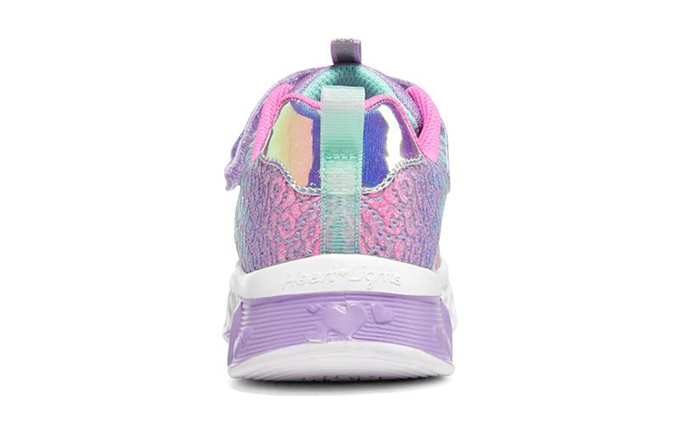 Shop (Youth) Skechers Flutter Heart Lights 'Purple Rainbow' 302314L-LVMT