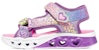 (JR) Skechers Sandal Flutter Hearts 'Purple Rainbow' - Ungu Pelangi 302967L-LVMT