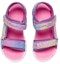 Shop (JR) Skechers Sandal Flutter Hearts 'Purple Rainbow' - Ungu Pelangi 302967L-LVMT