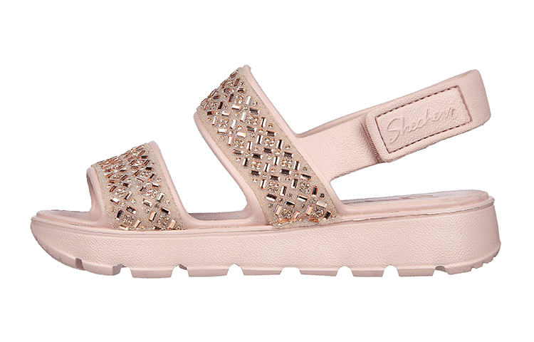 (Youth) Skechers Foamies: Footsteps-Lil Glam Party 'Pink' 308170L-BLSH