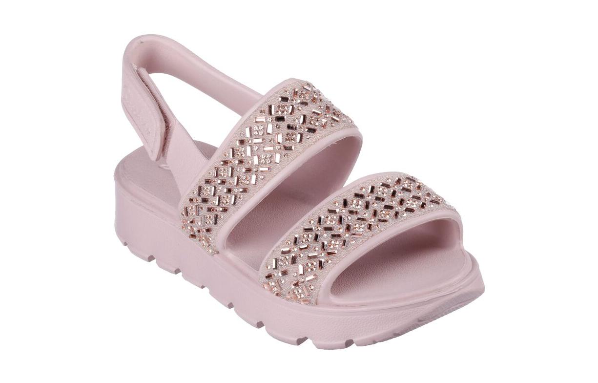 Lookbook (Youth) Skechers Foamies: Footsteps-Lil Glam Party 'Pink' 308170L-BLSH