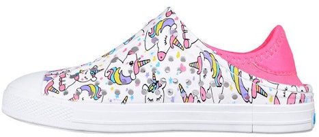 (Youth) Skechers Foamies: Guzman Steps 'White Pink' 308060L-WMLT (Youth) Skechers Foamies: Guzman Steps 'White Pink' 308060L-WMLT