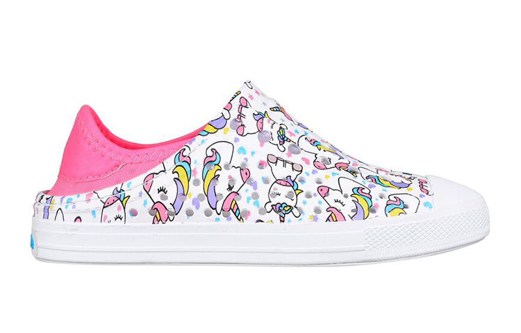 Order (Youth) Skechers Foamies: Guzman Steps 'White Pink' 308060L-WMLT