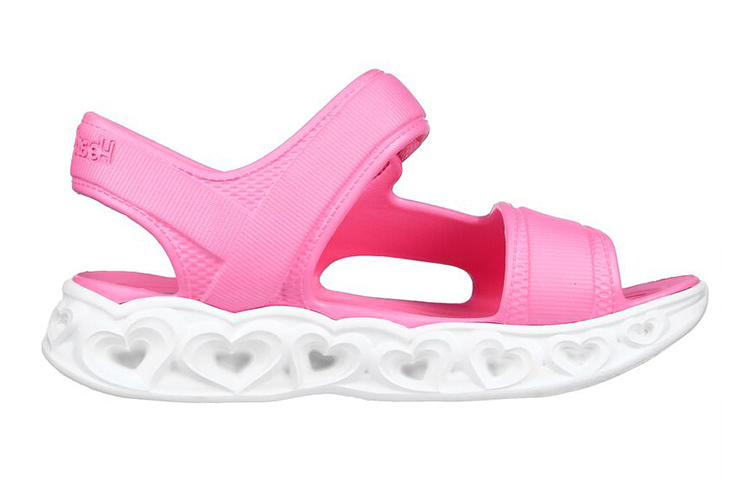 (Youth) Skechers Foamies: Heart Lights Sandal 'Always Flashy Pink' 圖 2
