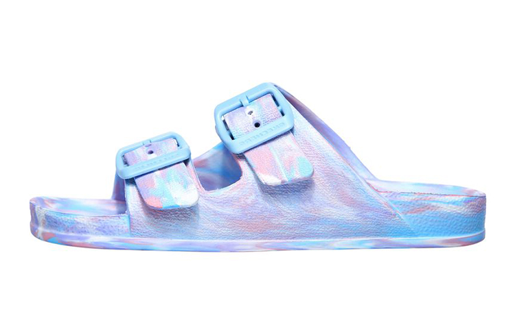 (Youth) Skechers Foamies Cali Blast 'Purple Rainbow' 302053L-BLLV