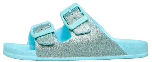 (Youth) Skechers Foamies Cali Blast 'Summer Sparkles Green' 308019L-TURQ (Youth) Skechers Foamies Cali Blast 'Summer Sparkles Green' 308019L-TURQ