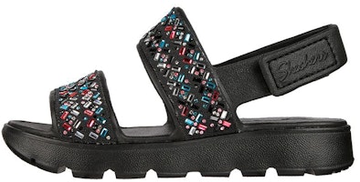 (Youth) Skechers Foamies Footsteps 'Lil Glam Party - Black' 308170L-BLK (Youth) Skechers Foamies Footsteps 'Lil Glam Party - Black' 308170L-BLK