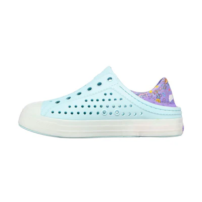 (Youth) Skechers Foamies Guzman Flash 'Fancy Free Blue Purple'