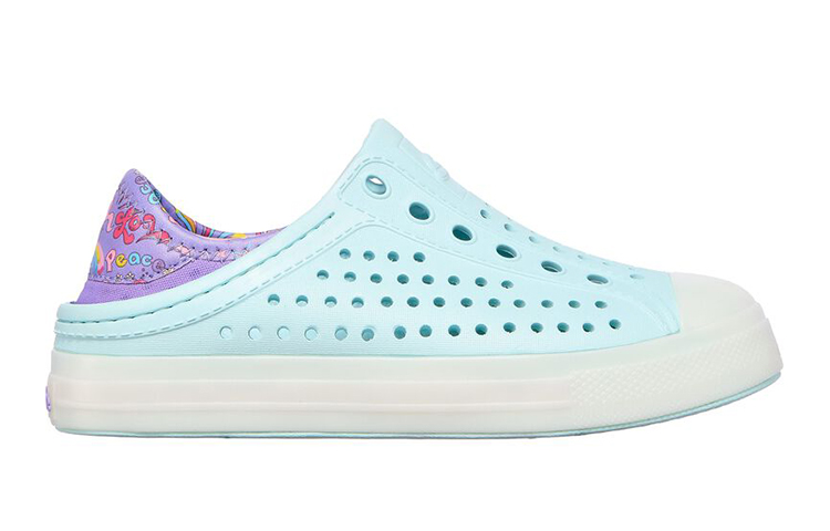 (Youth) Skechers Foamies Guzman Flash 'Fancy Free Blue Purple' 圖 2