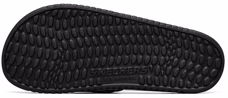 Shop 大童 Skechers Gambix 3 運動沙灘洞洞拖鞋 白黑