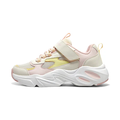 (Youth) Skechers Chunky Shoes 'Beige Pink Yellow'