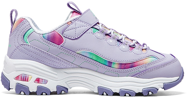 (JR) Skechers DLITES Low 'Lavender Variasi' 303905L-LVMT Order (JR) Skechers DLITES Low 'Lavender Variasi' 303905L-LVMT