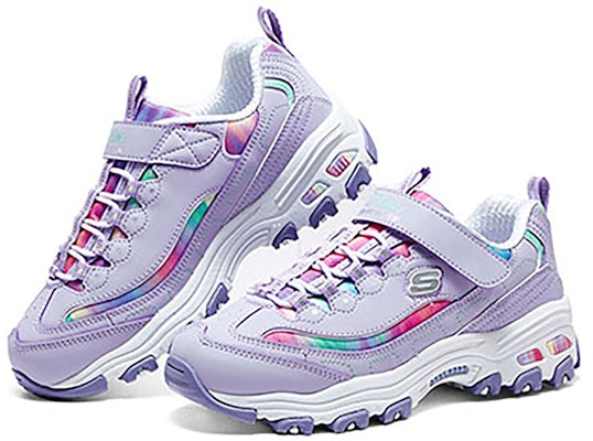 (JR) Skechers DLITES Low 'Lavender Variasi' 303905L-LVMT Lookbook (JR) Skechers DLITES Low 'Lavender Variasi' 303905L-LVMT