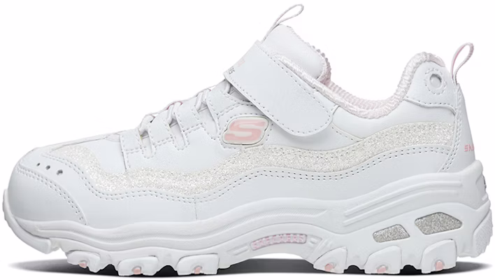 大童 Skechers Girls 舒適氣質 減震耐磨 兒童休閒鞋 白粉 Buy 大童 Skechers Girls 舒適氣質 減震耐磨 兒童休閒鞋 白粉