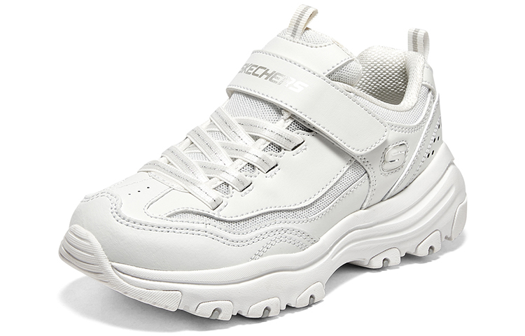 (Youth) Skechers D'lites 1.0 Chunky Shoes 'White' 圖 4