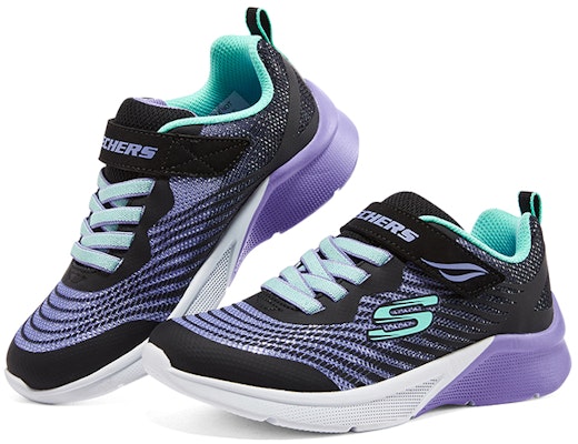 (Youth) Skechers Girls Microspec Rejoice Racer 'Black Multi' 302349L-BKMT Shop (Youth) Skechers Girls Microspec Rejoice Racer 'Black Multi' 302349L-BKMT