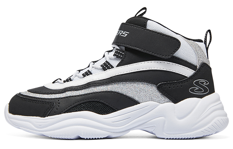 (Youth) Skechers Lite Styles Casual Shoes 'Black White'