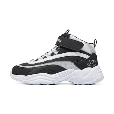 (Youth) Skechers Lite Styles Casual Shoes 'Black White'