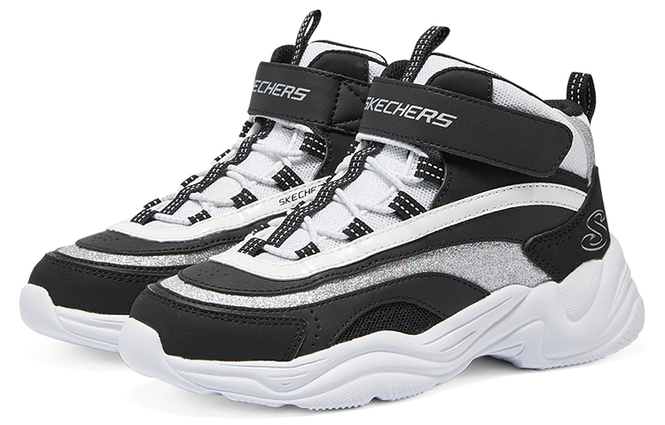 (Youth) Skechers Lite Styles Casual Shoes 'Black White' 圖 2