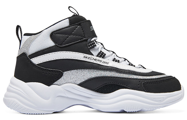 (Youth) Skechers Lite Styles Casual Shoes 'Black White' 圖 3