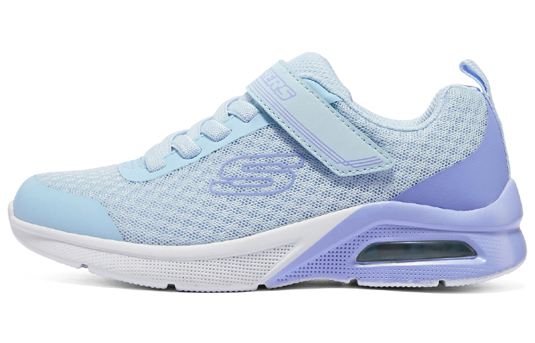 (Youth) Skechers Girls Microspec Max 'Light Blue' 302343L-LTBL