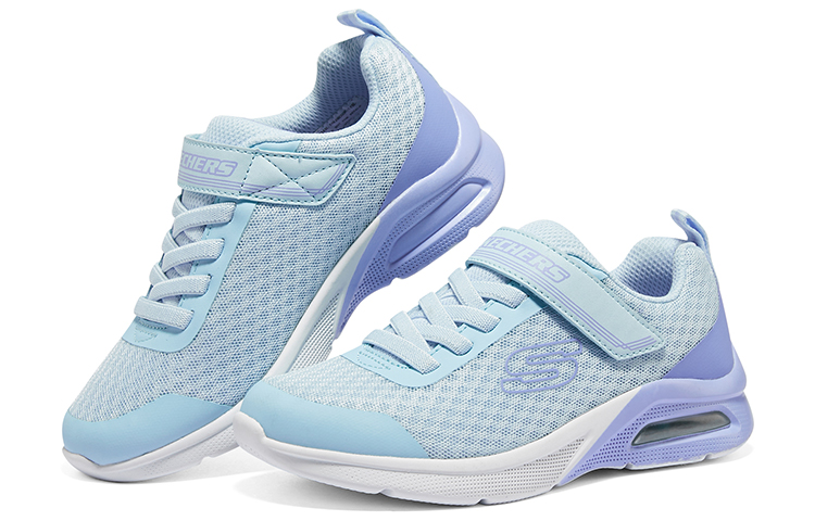 Shop (Youth) Skechers Girls Microspec Max 'Light Blue' 302343L-LTBL