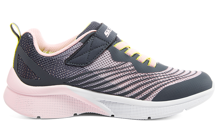 Order (JR) Skechers Anak Perempuan Microspec Rejoice Racer 'Abu-Pink' 302349L-CCMT