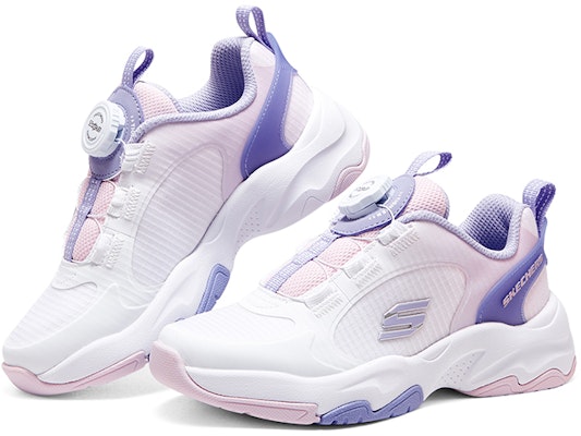 (Youth) Skechers Sport Running Shoes 'Pink Purple' 319037L-WPR Shop (Youth) Skechers Sport Running Shoes 'Pink Purple' 319037L-WPR