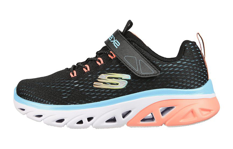 (Youth) Skechers Glide-Step Sport 'Black Blue' 302472-BBLP