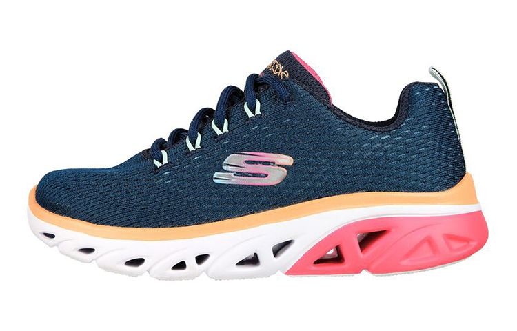 (Youth) Skechers Glide-Step Sport 'Wave Heat Blue' 302473L-NVPK