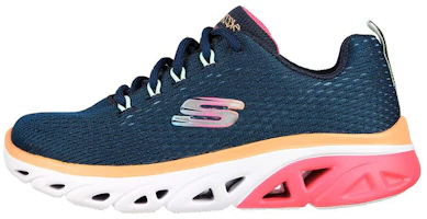 (Youth) Skechers Glide-Step Sport 'Wave Heat Blue' 302473L-NVPK (Youth) Skechers Glide-Step Sport 'Wave Heat Blue' 302473L-NVPK