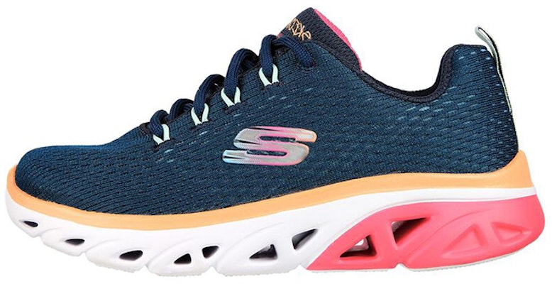 (Youth) Skechers Glide-Step Sport 'Wave Heat Blue' 302473L-NVPK Buy (Youth) Skechers Glide-Step Sport 'Wave Heat Blue' 302473L-NVPK