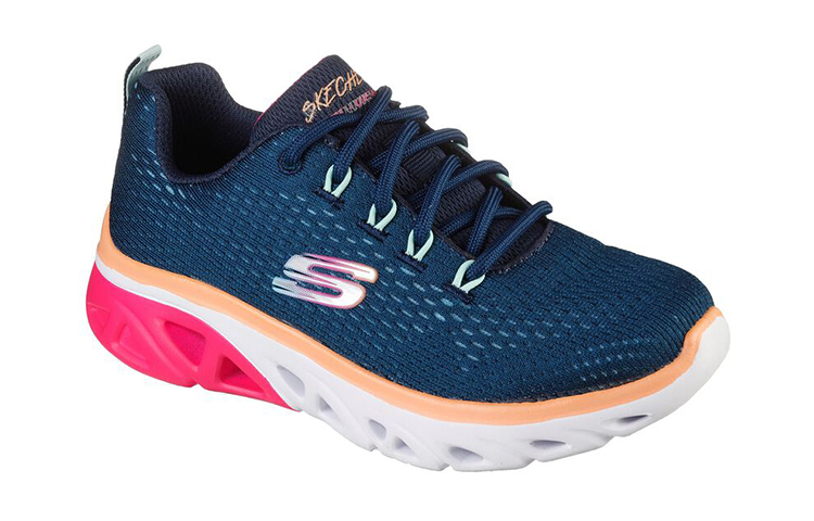 Lookbook (Youth) Skechers Glide-Step Sport 'Wave Heat Blue' 302473L-NVPK