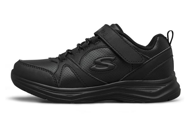 (Youth) Skechers Glimmer Kicks 'Black Magic Strap' 81445L-BBK