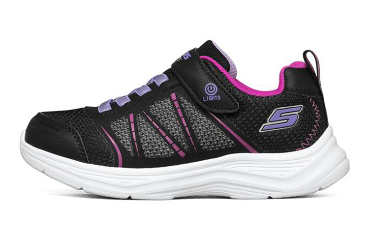 (Youth) Skechers Glimmer Kicks 'Black Pink' 302302L-BLK