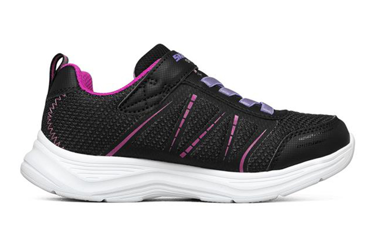 Order (JR) Skechers Glimmer Kicks ''Zwart Roze'' 302302L-BLK