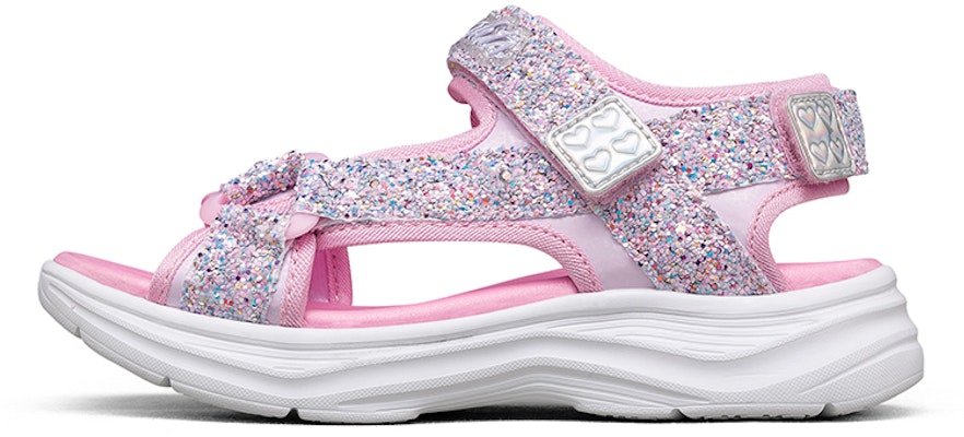 (Youth) Skechers Glimmer Kicks 'Pink Silver' 302965L-LTPK Buy (Youth) Skechers Glimmer Kicks 'Pink Silver' 302965L-LTPK