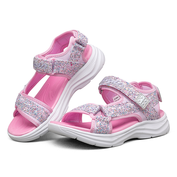 Lookbook (JR) Skechers Glimmer Kicks 'Pink Silver' Kasut Perempuan Merah Jambu Perak 302965L-LTPK