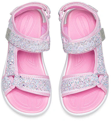 (Youth) Skechers Glimmer Kicks 'Pink Silver' 302965L-LTPK Shop (Youth) Skechers Glimmer Kicks 'Pink Silver' 302965L-LTPK