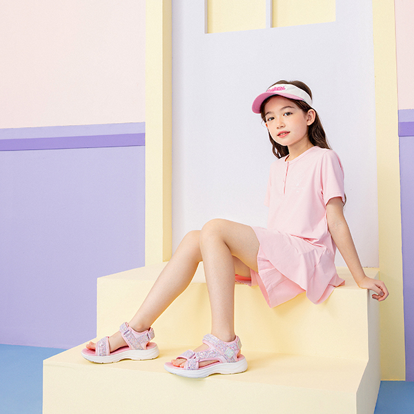 Details for (JR) Skechers Glimmer Kicks 'Pink Silver' Kasut Perempuan Merah Jambu Perak 302965L-LTPK