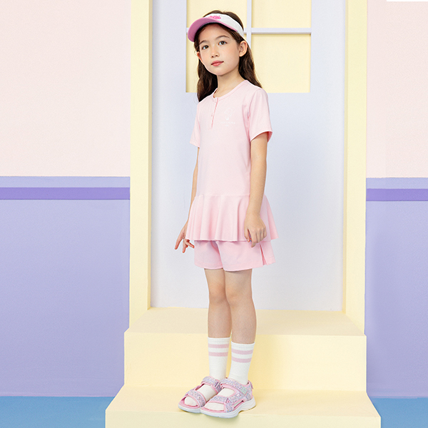 Sizing (JR) Skechers Glimmer Kicks 'Pink Silver' Kasut Perempuan Merah Jambu Perak 302965L-LTPK