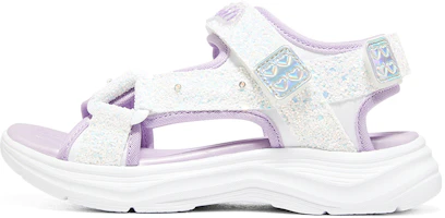 (Youth) Skechers Glimmer Kicks 'White Purple' 302965L-WLV (Youth) Skechers Glimmer Kicks 'White Purple' 302965L-WLV