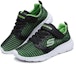 Lookbook (JR) Skechers Go Run 400 'Hitam Hijau' 660026L-BKLM