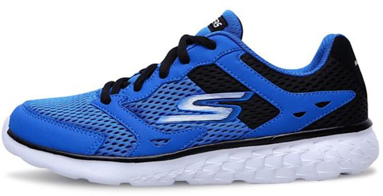(JR) Skechers Go Run 400 'Biru Hitam' 97681L-RYBK Buy (JR) Skechers Go Run 400 'Biru Hitam' 97681L-RYBK