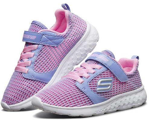 大童 Skechers Go Run 400 運動休閒鞋 薰衣草色 Lookbook 大童 Skechers Go Run 400 運動休閒鞋 薰衣草色