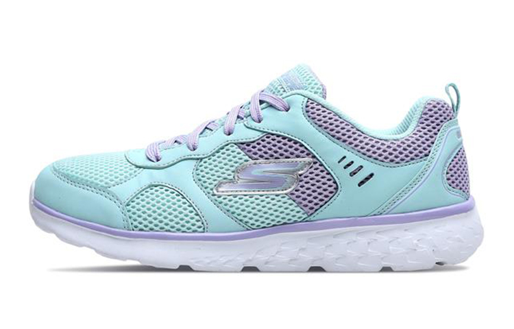 (Youth) Skechers Go Run 400 'Purple Green' 81355L-MTLV